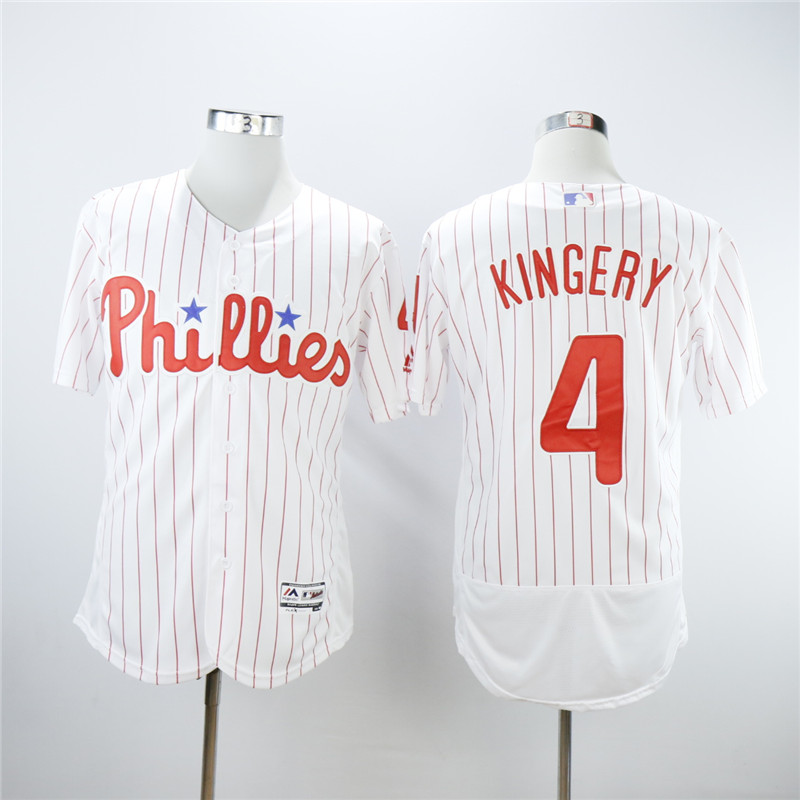 Men Philadelphia Phillies #4 Kingery White Elite MLB Jerseys->philadelphia phillies->MLB Jersey